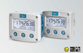 F118 Frequency Input Flow Rate & Totalising Display with Serial Communication, Pulsed, Analogue Output and Linearisation