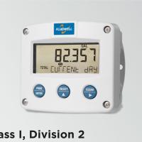 F103 Frequency Input Flow Rate & Totalising Display with Pulsed, Analogue Output, Linearisation and optional data logging, Serial Communication
